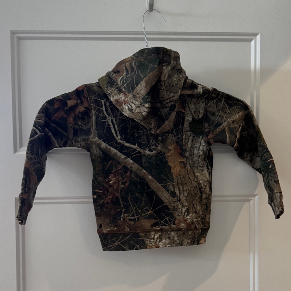 Bass Pro Shops Green and Brown Camo Hoodie - Picture 3 of 3